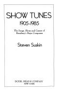Show tunes, 1905-1985