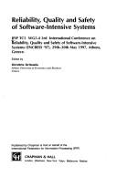Reliability, Quality, and Safety of Software-Intensive Systems