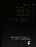 Policy and practice in European human resource management