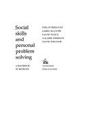 Social skills and personal problem solving