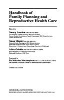 Handbook of Family Planning and Reproductive Health Care
