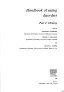 Handbook of Eating Disorders