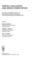 Partial Evaluation and Mixed Computation