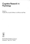 Cognitive Research in Psychology