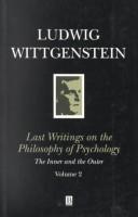Last Writings on the Philosophy of Psychology
