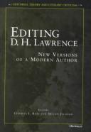Editing D. H. Lawrence