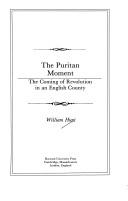 The Puritan Moment