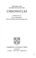 The first and second books of the Chronicles