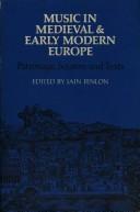 Music in medieval and early modern Europe