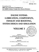 2001 Diesel Combustion and Emissions, Fuel Injection and Sprays Volume 1 (ICE Fall Tech Conf)