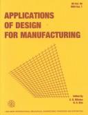 Applications of design for manufacturing