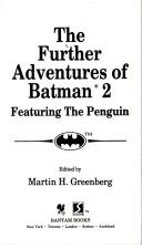 The Further Adventures of Batman, Vol. 2, Featuring the Penguin