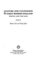 Culture and Cultivation in Early Modern England