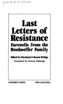 Last Letters of Resistance