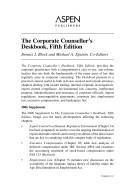 The corporate counsellor's deskbook
