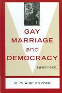 Gay marriage and democracy