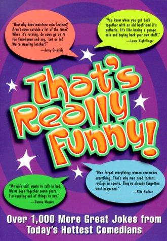 That's really funny!