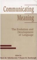 Communicating meaning