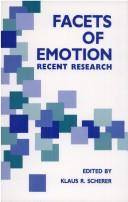 Facets of emotion