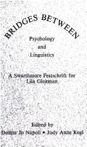 Bridges between psychology and linguistics