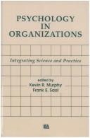 Psychology in organizations