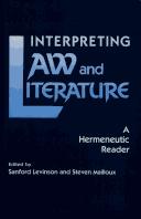 Interpreting law and literature