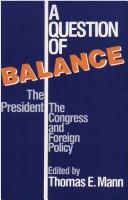 A Question of balance