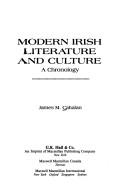 Modern Irish Literature and Culture: A Chronology