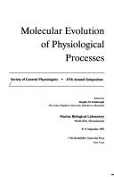 Molecular Evolution of Physiological Processes