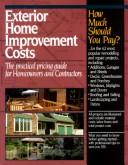 Exterior Home Improvement Costs