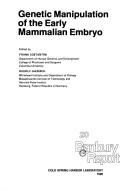 Genetic Manipulation of the Early Mammalian Embryo