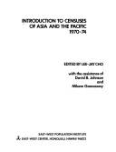 Introduction to Censuses of Asia and the Pacific, 1970-74