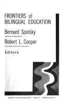 Frontiers of bilingual education
