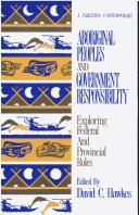 Aboriginal Peoples and Government Responsibility
