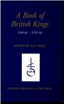 A book of British kings, 1200 BC-1399 AD