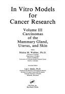In Vitro Models for Cancer Research