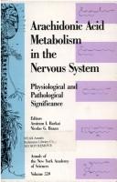 Arachidonic Acid Metabolism in the Nervous System