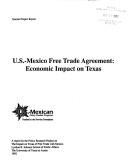 Texas-Mexico Transborder Transportation: Regulatory and Infrastructure Obstacles to Free Trade