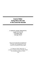 Scarce water