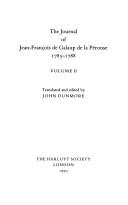 The Journal of Jean-François de Galaup de la Pérouse, 1785-1788