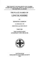 Place-Names of Lincolnshire