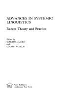 Advances in systemic linguistics