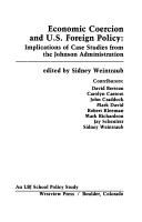 Economic coercion and U.S. foreign policy