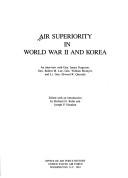 Air superiority in World War II and Korea