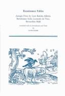 Renaissance Fables