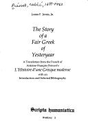 The Story of a Fair Greek of Yesteryear