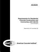 Requirements for Residential Concrete Construction and Commentary (ACI 332-04)