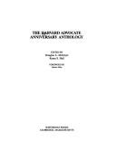 The Harvard advocate anniversary anthology