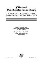 Clinical psychopharmacology