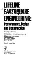 Lifeline Earthquake Engineering